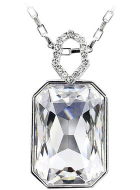 奥地利水晶吊坠项链韩版学生大气