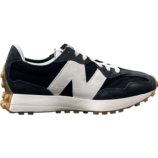 NEW BALANCE NB327低帮男女鞋蓝全黑翻毛皮复古慢跑休闲鞋U327WCD
