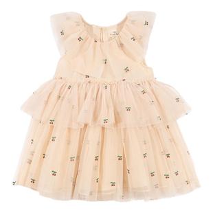 3件5折 丹麦Konges Slojd SS24女宝芭蕾舞裙纱裙礼服裙