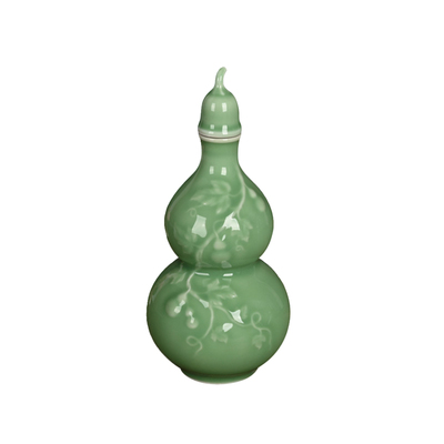 精品青瓷葫芦酒瓶家用酒壶