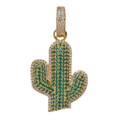 TRAVIS SCOTT CACTUS JACK 仙人掌吊坠 嘻哈男女同款情侣项链挂件