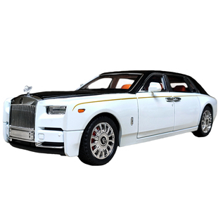 大号合金劳斯莱斯幻影汽车模型1:18仿真豪车儿童多功能玩具车男孩