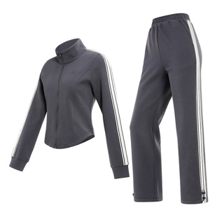 骆驼运动套装女款秋冬修身休闲立领时尚运动服显瘦健身长袖两件套