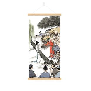 网红个性创意搞笑挂画猛虎下山客厅卧室走廊过道墙面装饰画恶搞