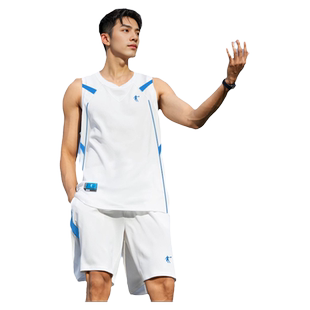 乔丹篮球服男2026夏季无袖运动背心短裤套装定制跑步训练比赛队服