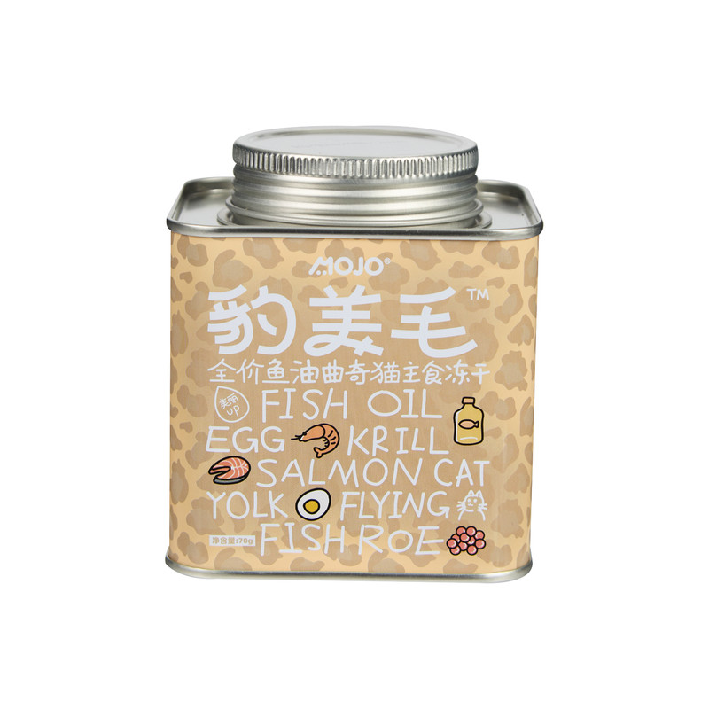 魔球豹豹桶曲奇冻干猫咪主食罐