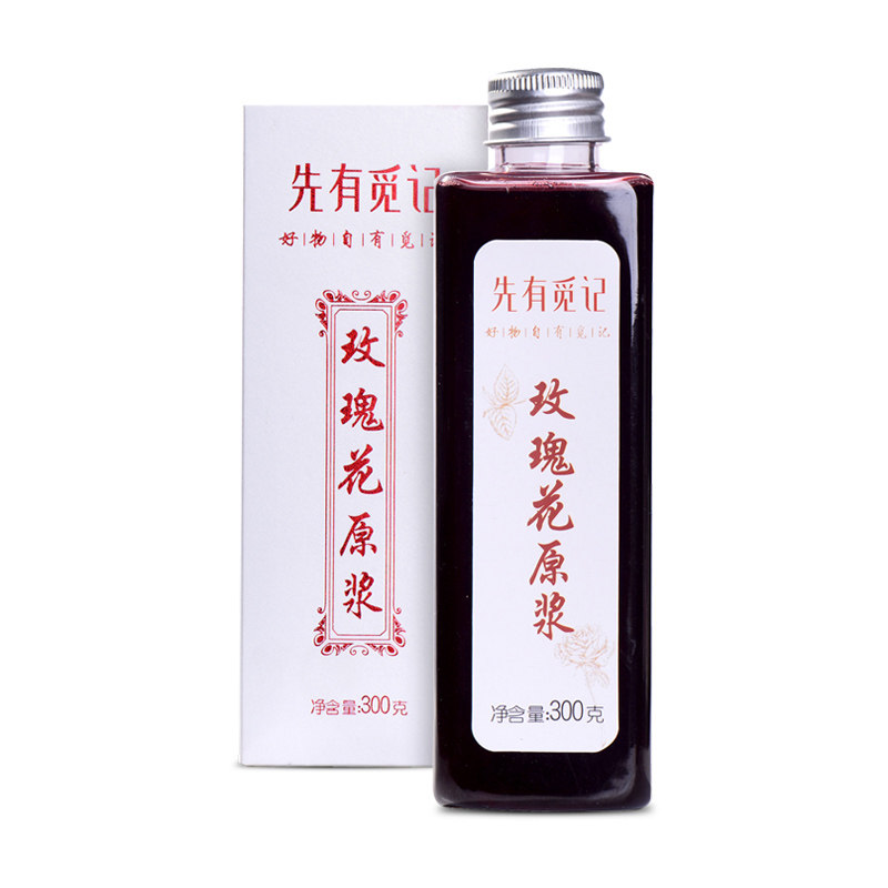 云南鲜花玫瑰汁300g液原浆原料