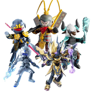 布鲁可积木人英雄无限战斗服诸葛亮经典版周瑜六耳猕猴男孩玩具