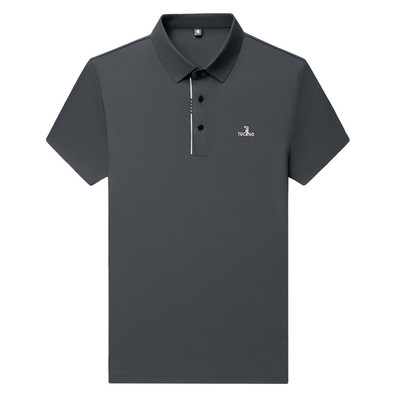 男士冰丝短袖polo衫套装两件套