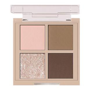 罗小曼下午茶眼影四色新手四拼大地色学生日常系自然韩妆眼影珠光