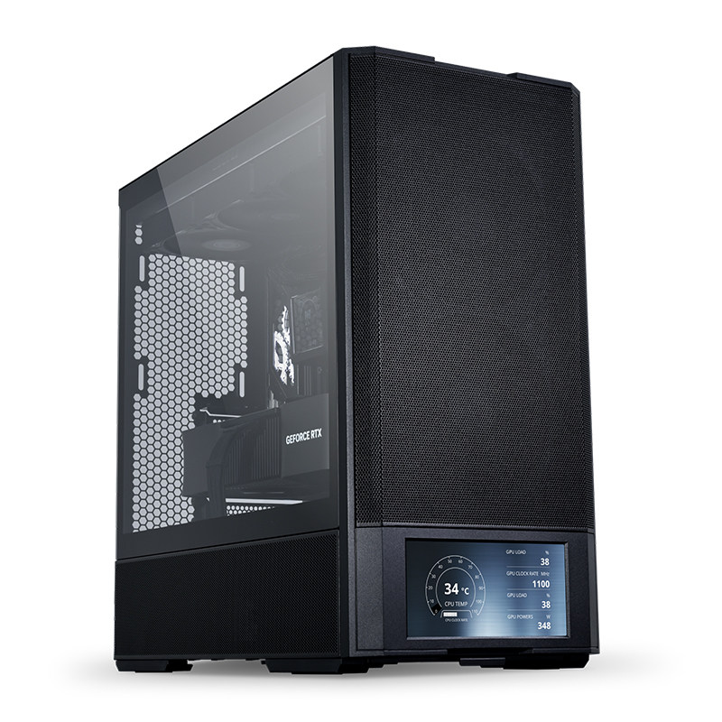 LIANLI联力 鬼斧LANCOOL 207海景房全透水冷中塔台式风道机箱