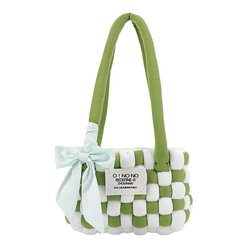 棉花糖云朵包diy手工编织包包毛线材料冰岛粗线自制礼物送女朋友