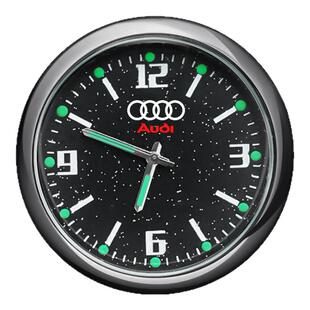汽车夜光时钟车内中控仪表台石英表车载时间显示器车用电子表装饰