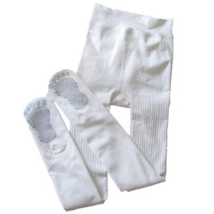 春秋儿童打底裤中厚款纯棉白色舞蹈袜学生裤袜外穿防滑女童连裤袜