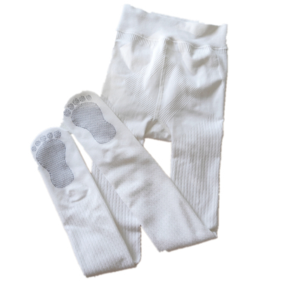 防滑加绒秋冬女童新款棉连裤袜