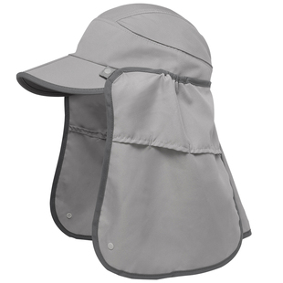 SundayAfternoons成人男女跑步遮脸护耳透气遮阳帽护颈布可拆防晒