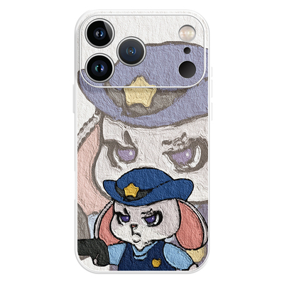 适用苹果17手机壳新款iphone17pro荔枝纹16e外壳15疯狂动物城14高级感air全包13小羊皮12朱迪尼克xs情侣max女