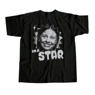 Night Vintage复古短袖T恤衫男女朋克纯棉恐怖电影A24好莱坞艺术