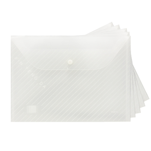 a4文件袋按扣式透明塑料加厚大容量学生用收纳袋子包资料档案试卷文具办公用品批发文件夹公文防水