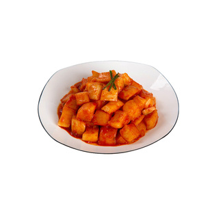 延边朝鲜族韩式萝卜块泡菜西塔风味腌制韩国泡菜辣白菜腌萝卜酱菜