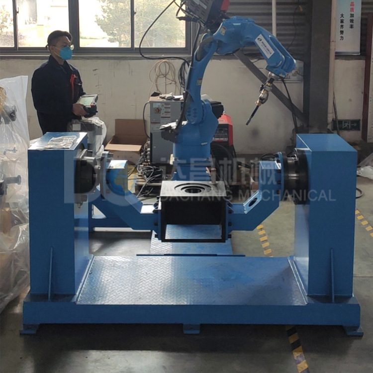 供应U型双轴变位机 水平变位机 机器人协同焊接翻转台