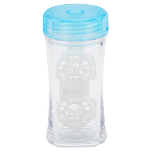 阿迩发双联盒OK镜片收纳硬性隐形眼镜RGP角膜塑形镜阿尔法镜盒子