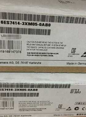 议价西门子 S7-400，CPU 414-3 PN/DP 6ES7414-3EM05-0AB0/OABO