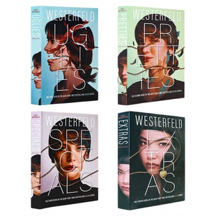 Uglies 丑人儿系列英文原版小说 反乌托邦主题 Pretties Specials Extras scott Westerfeld 柑橘美人异人余人4册四部曲科幻小说