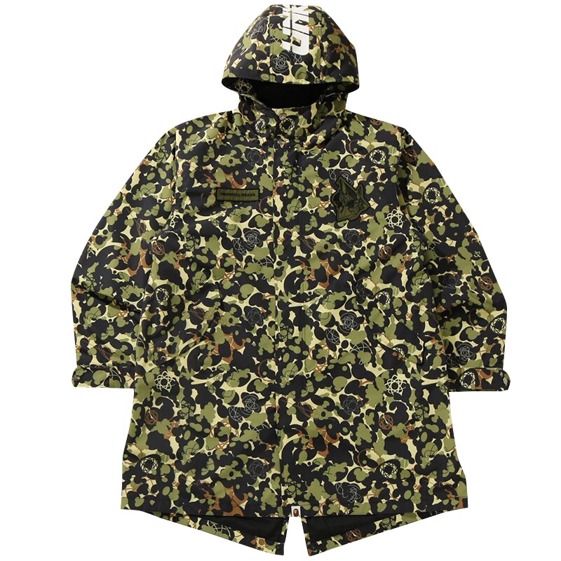 BAPEMO'WAX联名迷彩图案