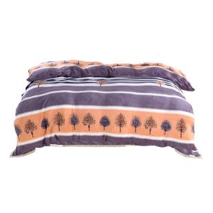 法兰绒被套冬季牛奶绒珊瑚绒被罩150x200x230双面毛绒被罩四件套