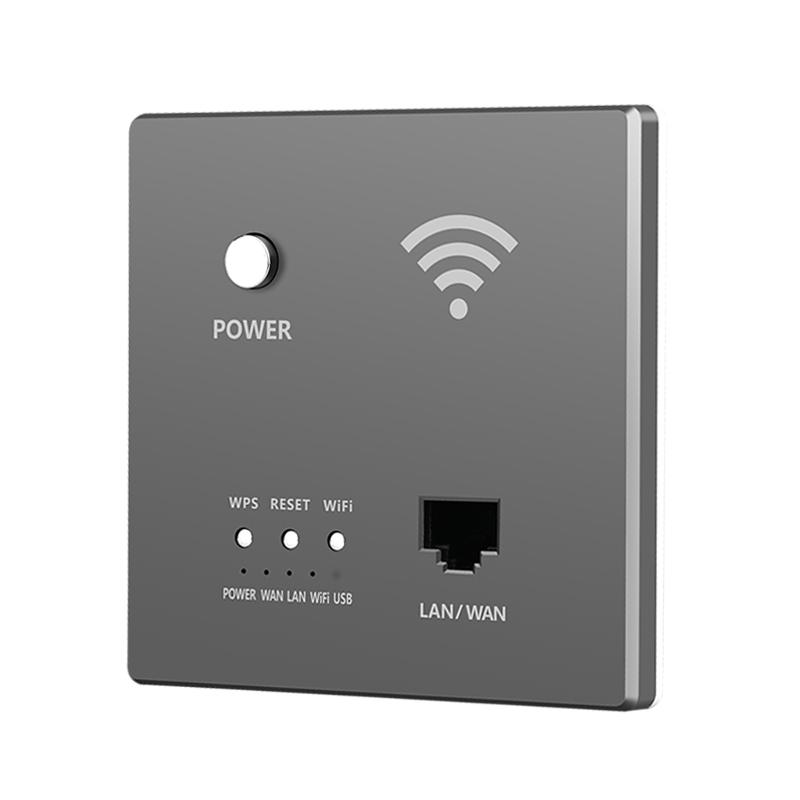 墙壁路由器无线WiFi千兆入墙AP智能家居面板网线酒店信号全屋WIFI