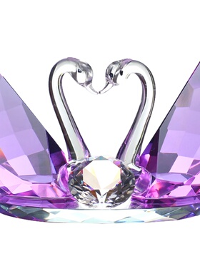 送新人闺蜜姐姐一对天鹅结婚礼物