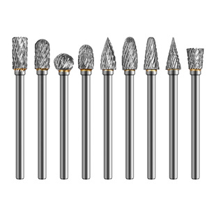 合金钻头硬质合金旋转锉3*4mm钨钢磨头木工专用铣刀金属打磨雕刻