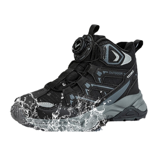 儿童棉鞋男童鞋子新款冬季大棉加厚东北中大童防滑高帮女童雪地靴