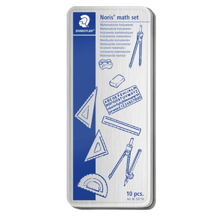 德国施德楼学生圆规套装钝角安全针脚550 50可夹铅笔初中生小学生