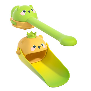 如山儿童水龙头延伸器宝宝洗手硅胶加长延长防溅水神器可爱通用