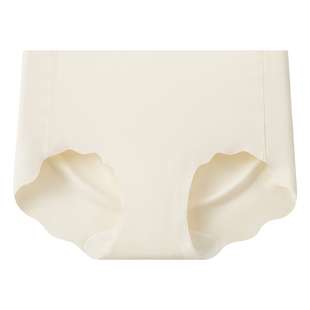 零感隐形无痕内裤女蜜桃臀一片式透气不夹臀中腰女士短裤简约少女