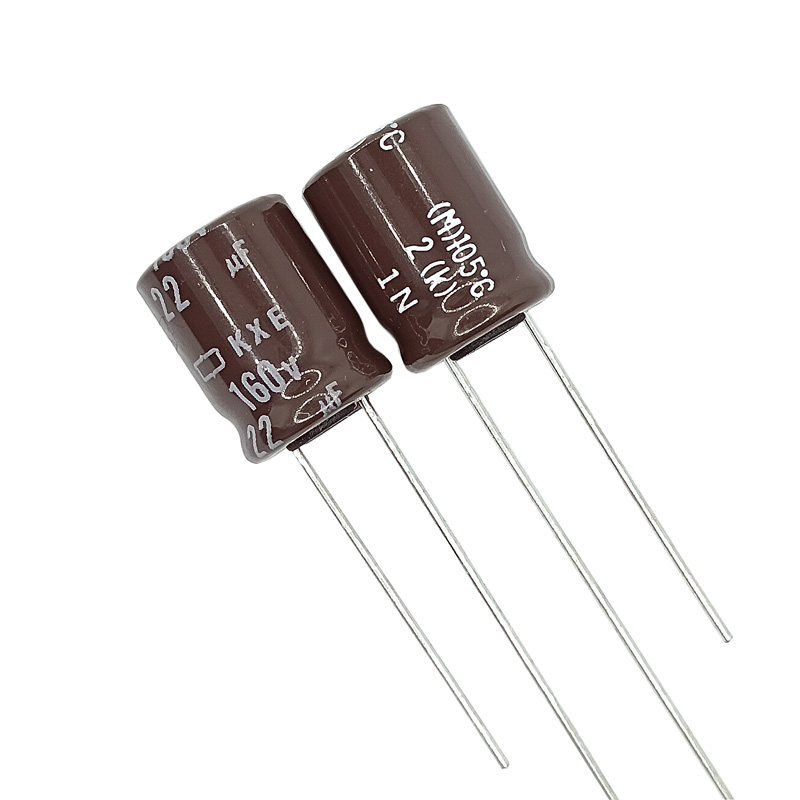 20只160v22uf黑金刚10*12.5电解电容器KXE高频低阻1万小时长寿命