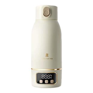 小白熊恒温壶婴儿外出专用无线便携式恒温水杯保温调奶器冲奶神器