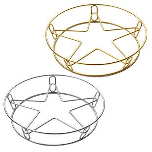 onlycook台面不锈钢锅架置物架隔热垫锅具收纳架厨房锅垫支架放置