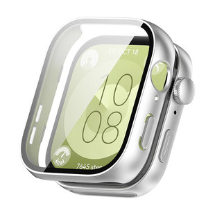 适用于华为watch fit3手表保护壳壳膜一体防尘壳膜FIT3高清屏幕防摔全包壳防刮花保护膜男女士新款透明壳配件