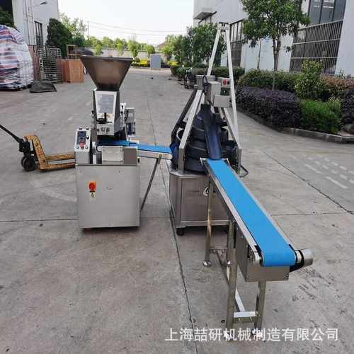 喆研全自动面团连续分割锥形滚圆机 可分割滚圆10-500g面团生产线