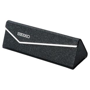 精工镜盒25年新款三角翻盖式磁吸耐用原装眼镜盒 含精工镜布一条