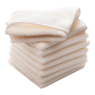 竹纤维洗碗布不沾油厨房专用擦碗帕毛巾抹布吸水不掉毛易清洗双层