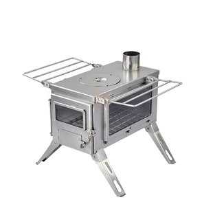 瑞典Winnerwell户外露营地木材柴火炉折叠便携不锈钢帐篷取暖炉子