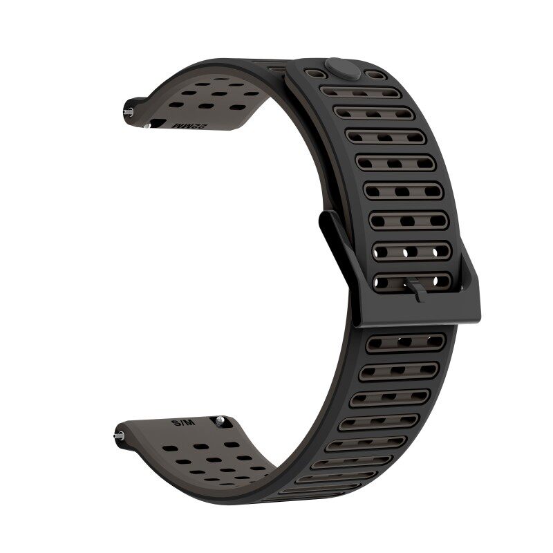 适用SUUNTO颂拓Vertical 2同款硅胶运动表带22mm通用松拓快拆表带