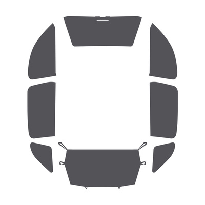 Havnby安温白理想专用磁吸隐私帘