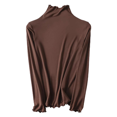 优可丝半高领打底衫女春夏款薄款