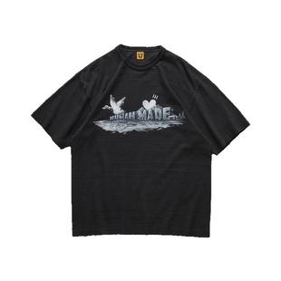 现货 HUMAN MADE GRAPHIC T-SHIRT #11日产火山鸭子图案印花短袖