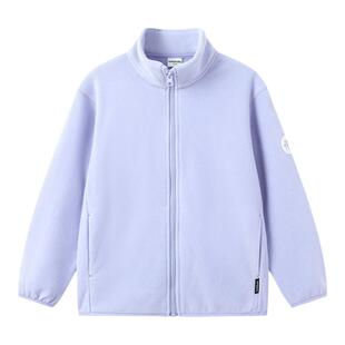 巴拉巴拉儿童摇粒绒外套男童抗静电上衣宝宝运动毛绒2025秋冬童装